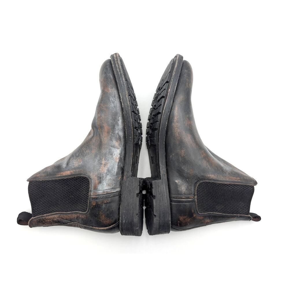 Frye Bowery Chelsea Ankle Boots Men's Stonewashed Leather Size US10D EU43 - Picture 8 of 11